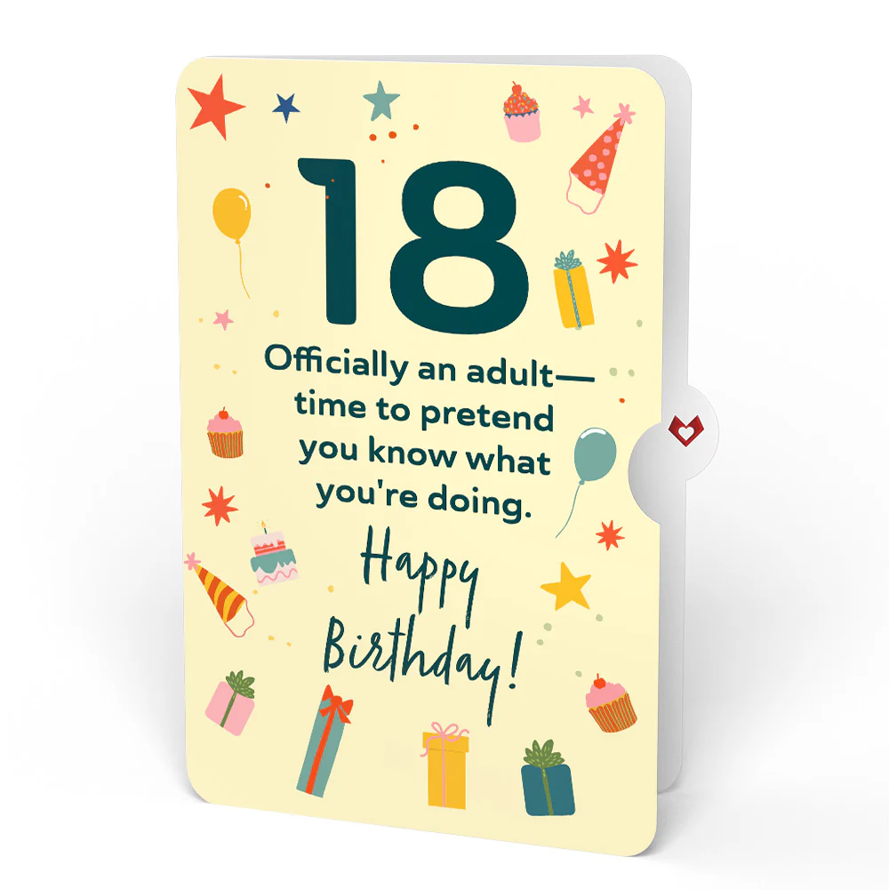 Wishing You a Happy 18th Birthday Music and Lights Pop-Up Card and Sentiment Set - Image 4
