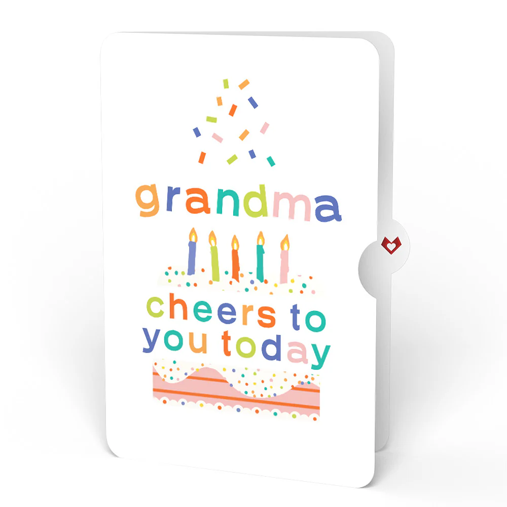 Wishing You a Happy Birthday Music and Lights Pop-Up Card and Sentiment Set for Grandma - Image 4