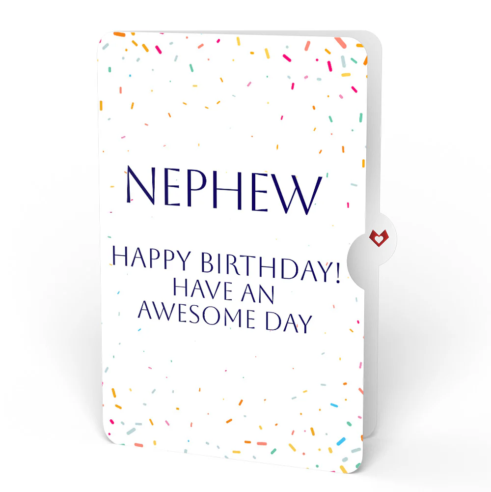 Wishing You a Happy Birthday Music and Lights Pop-Up Card and Sentiment Set for Nephew - Image 4