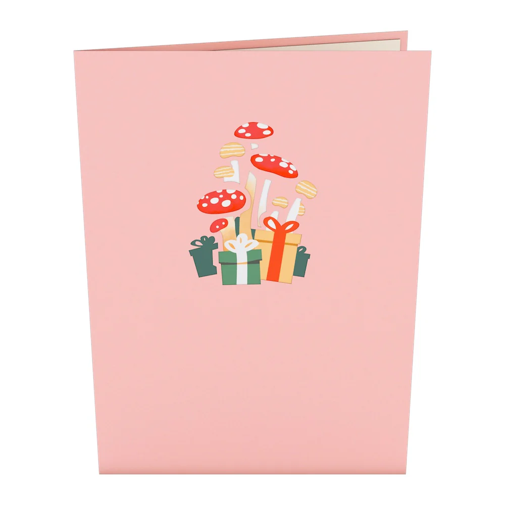 Woodland Gnomes Birthday Cake Pop-Up Card - Image 4