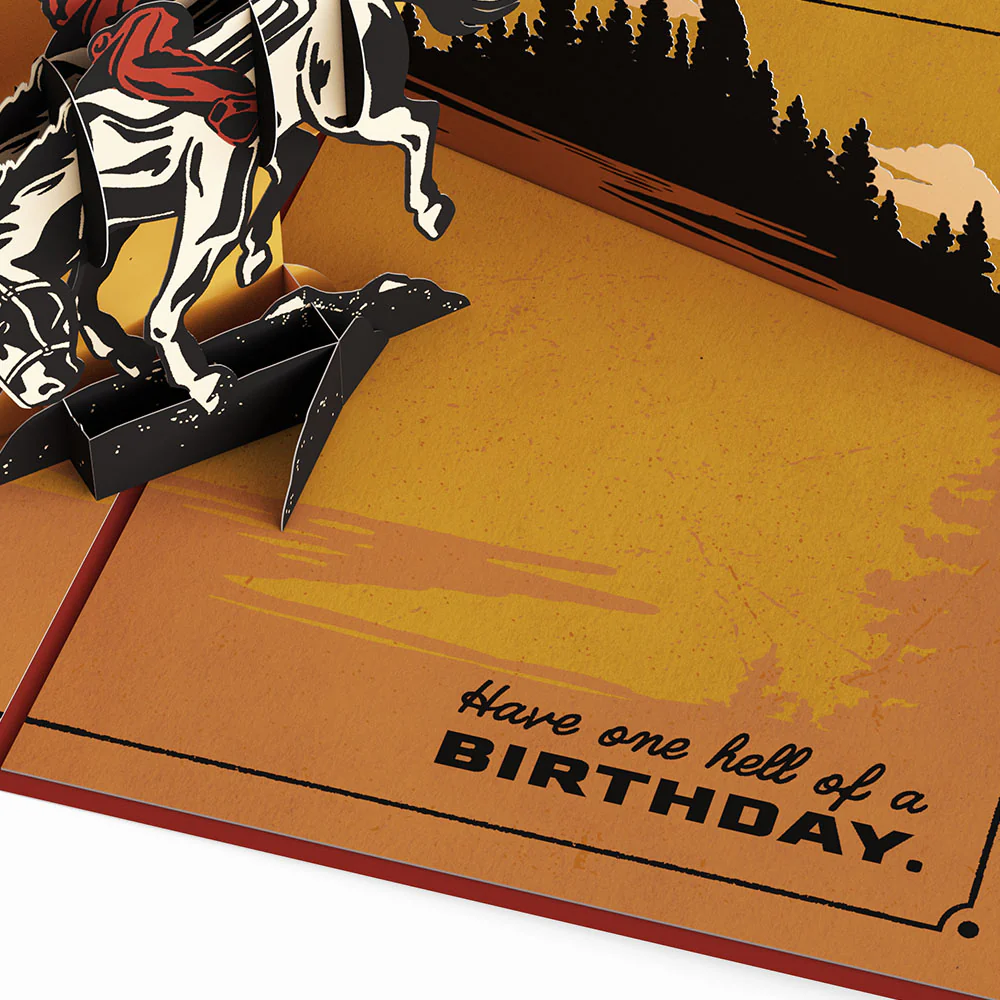 Yellowstone Hell of a Birthday Pop-Up Card - Image 3