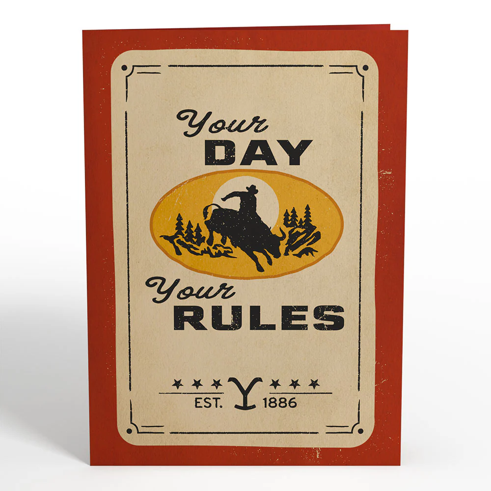 Yellowstone Hell of a Birthday Pop-Up Card - Image 5