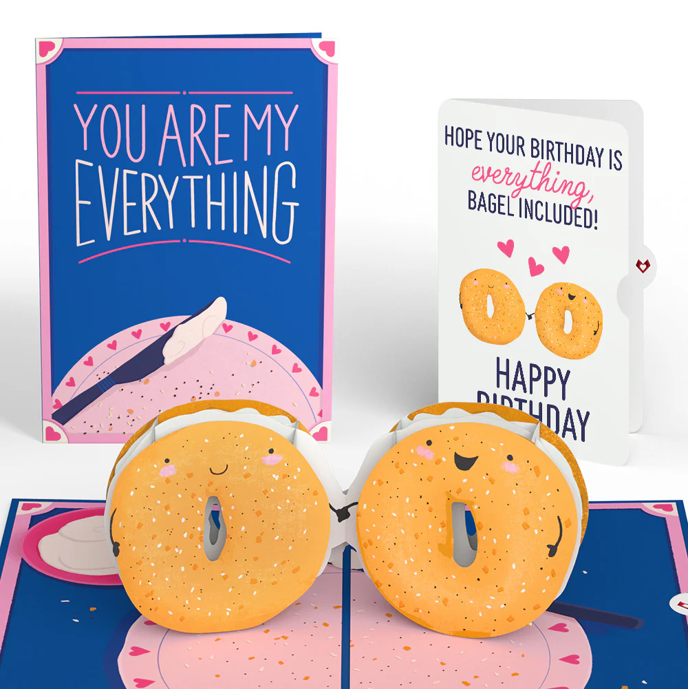 You Are My Everything Bagel Birthday Pop-Up Card and Sentiment Set