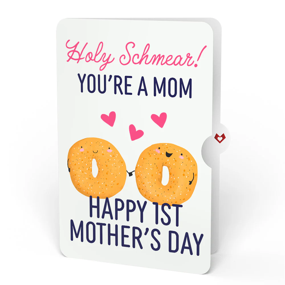 You Are My Everything Bagel Mother’s Day Pop-Up Card and Sentiment Set for New Mom - Image 4