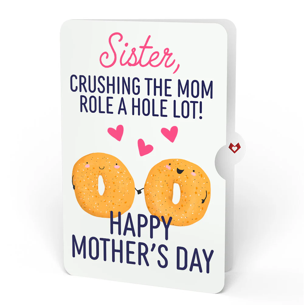 You Are My Everything Bagel Mother’s Day Pop-Up Card and Sentiment Set for Sister - Image 4