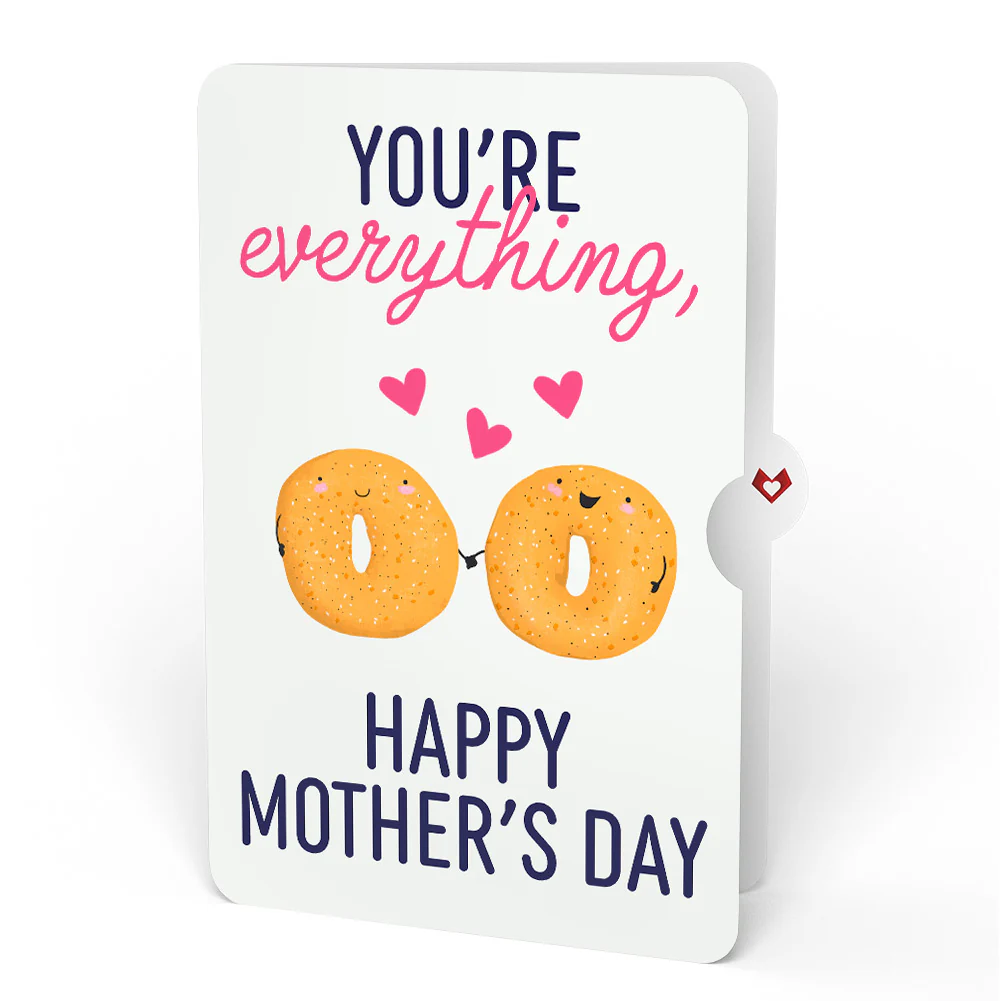 You Are My Everything Bagel Mother’s Day Pop-Up Card and You're Everything Sentiment Set - Image 4