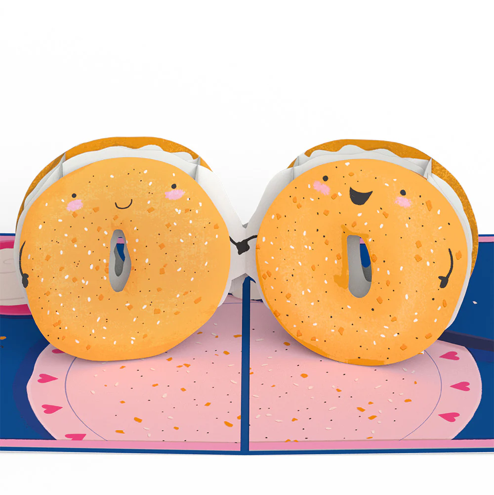 You Are My Everything Bagel Mother’s Day Pop-Up Card and You're Our Everything Sentiment Set for Mom - Image 3