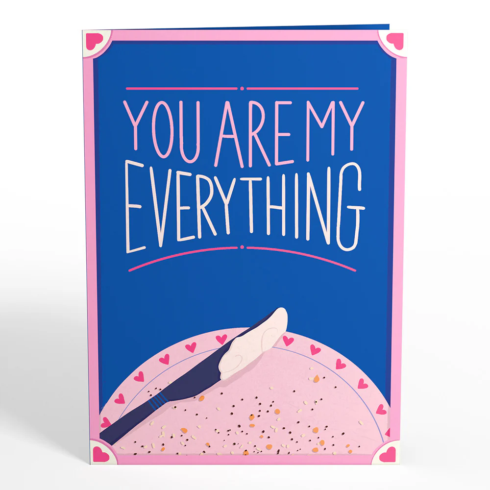 You Are My Everything Bagel Pop-Up Card - Image 5