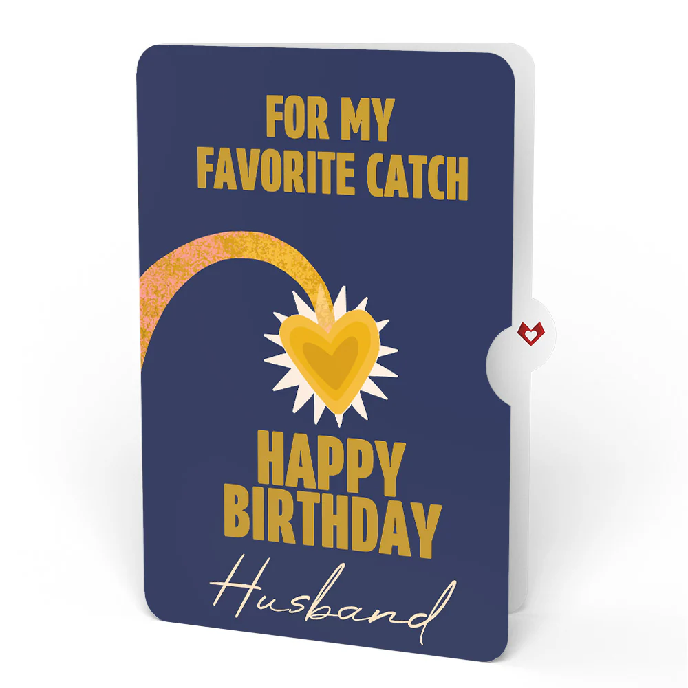 You Are My Sunshine Anglerfish Birthday Pop-Up Card and Sentiment Set for Husband - Image 4