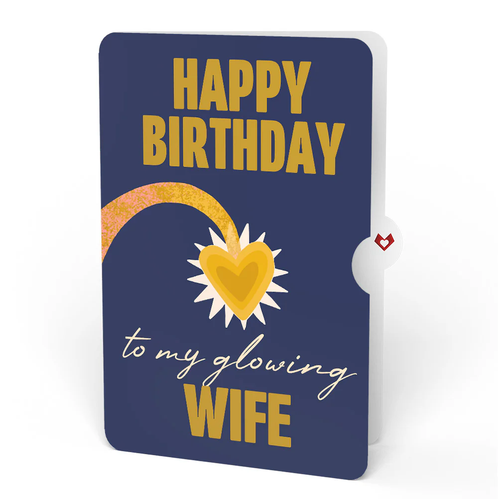 You Are My Sunshine Anglerfish Birthday Pop-Up Card and Sentiment Set for Wife - Image 4