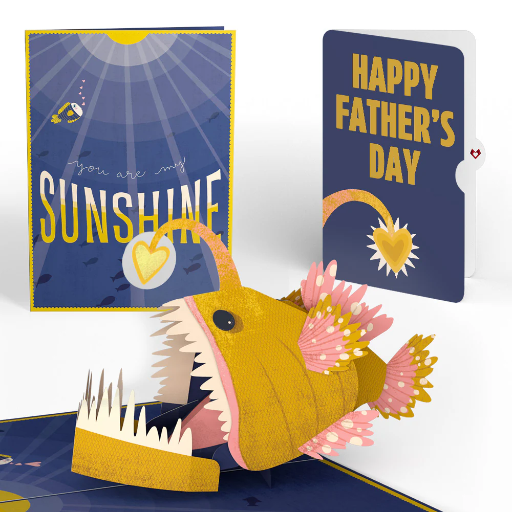 You Are My Sunshine Anglerfish Father’s Day Pop-Up Card and Sentiment Set