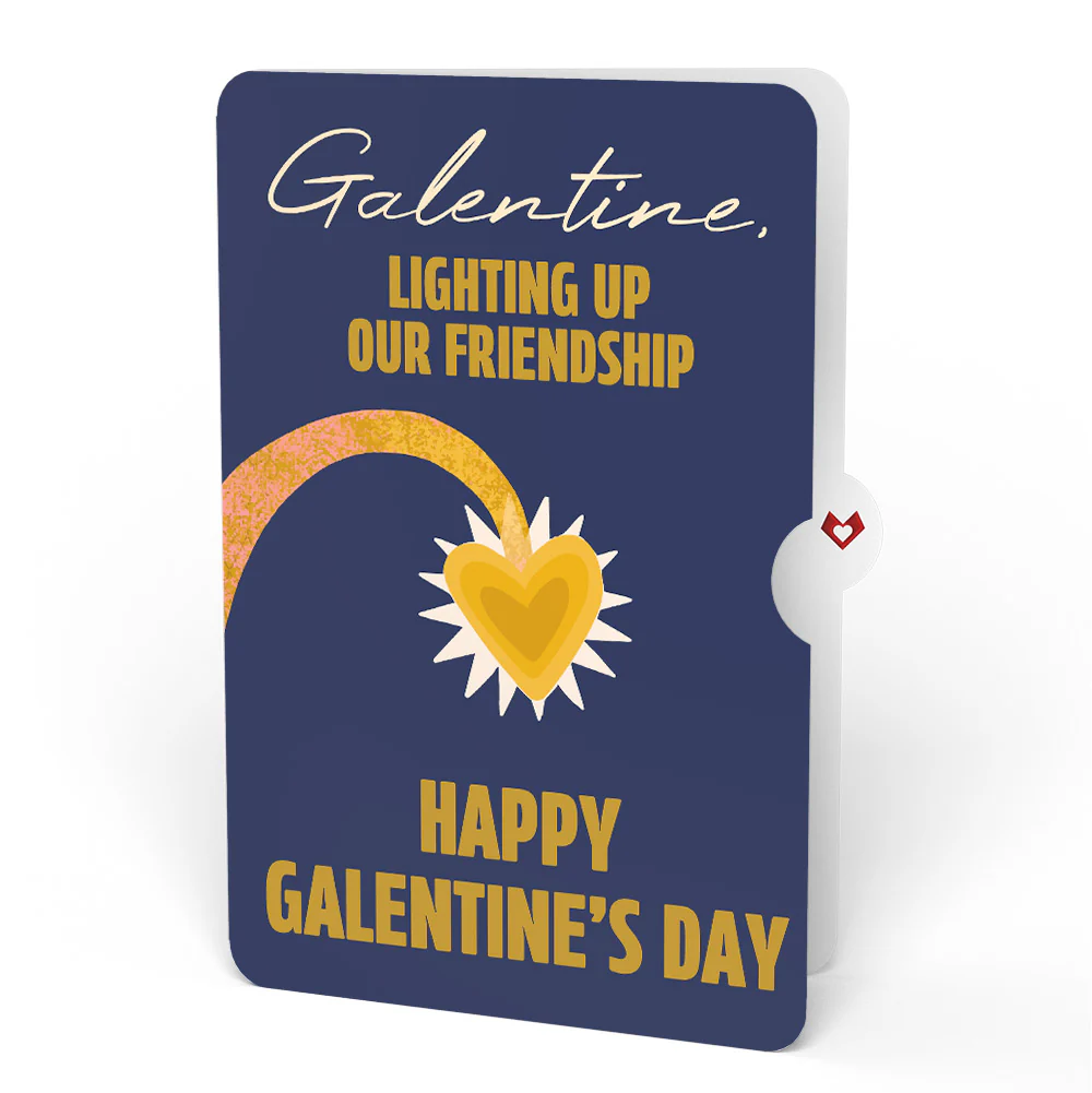 You Are My Sunshine Anglerfish Galentine's Day Pop-Up Card and Sentiment Set - Image 4
