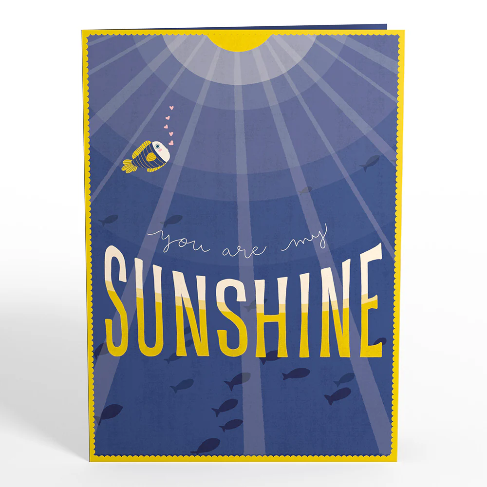 You Are My Sunshine Anglerfish Pop-Up Card - Image 5