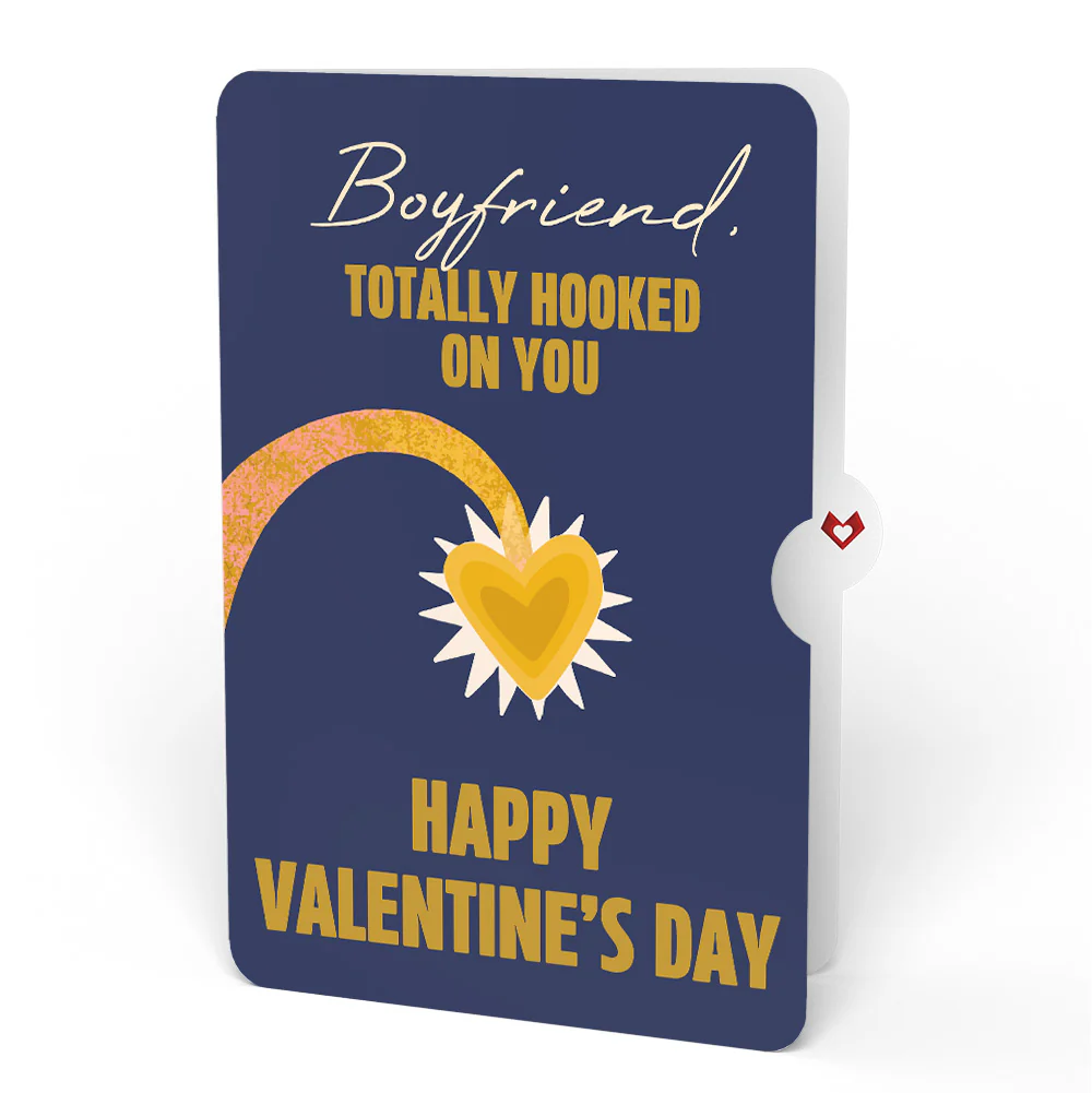 You Are My Sunshine Anglerfish Valentine Pop-Up Card and Sentiment Set for Boyfriend - Image 4