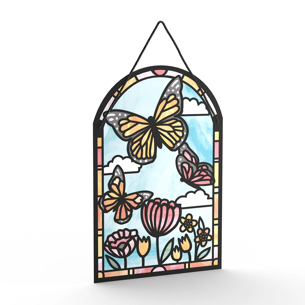 You Are So Loved Butterflies Mother’s Day Suncatcher Card and Sentiment Set for Mom - Image 3