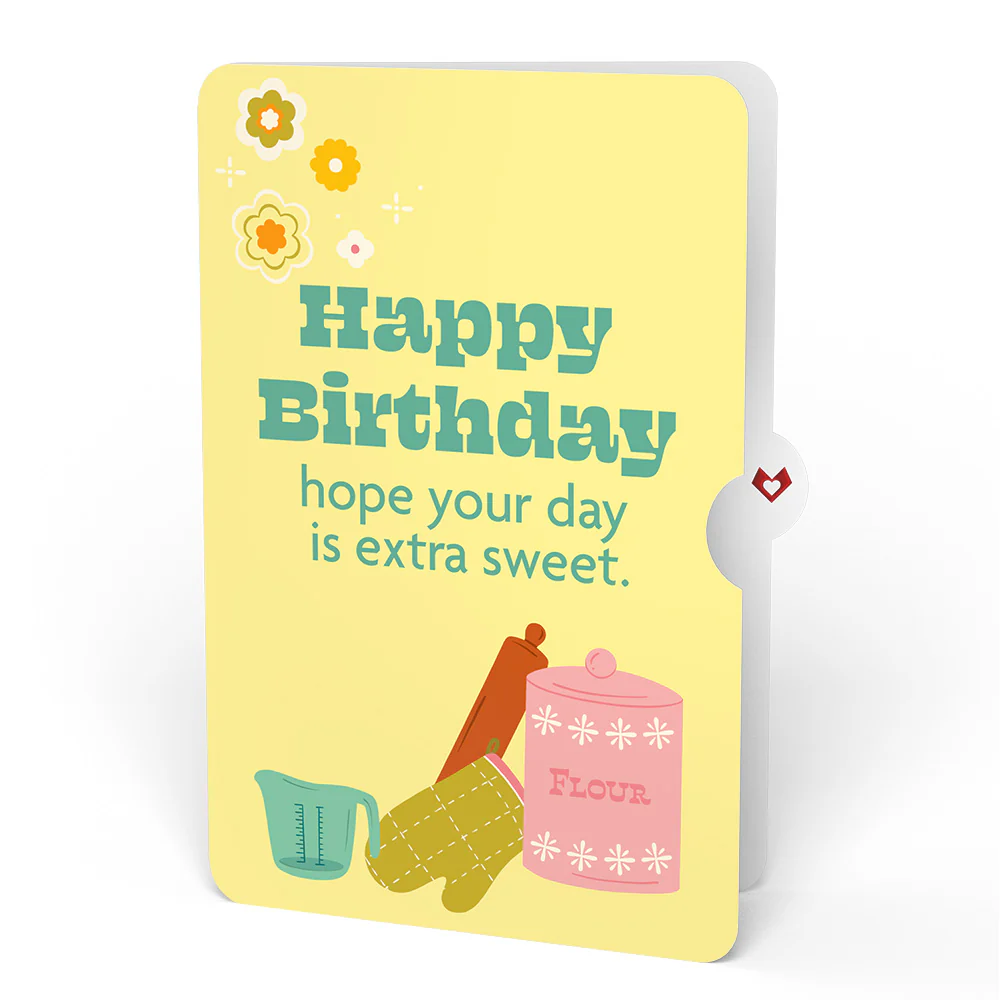 You Bake the World a Better Place Birthday Pop-Up Card and Sentiment Set - Image 4