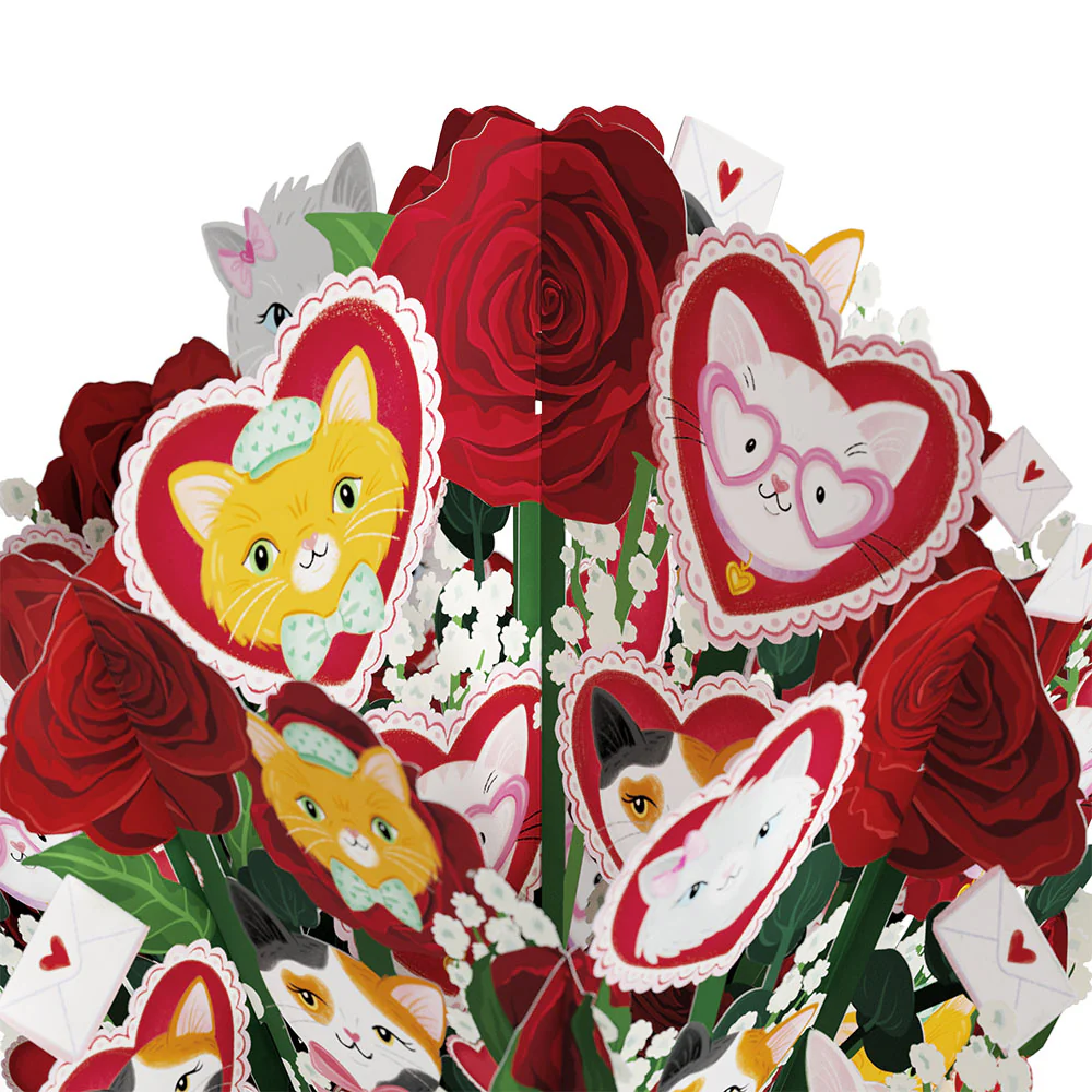 You Make My Heart Purr Cat Bouquet - Image 2
