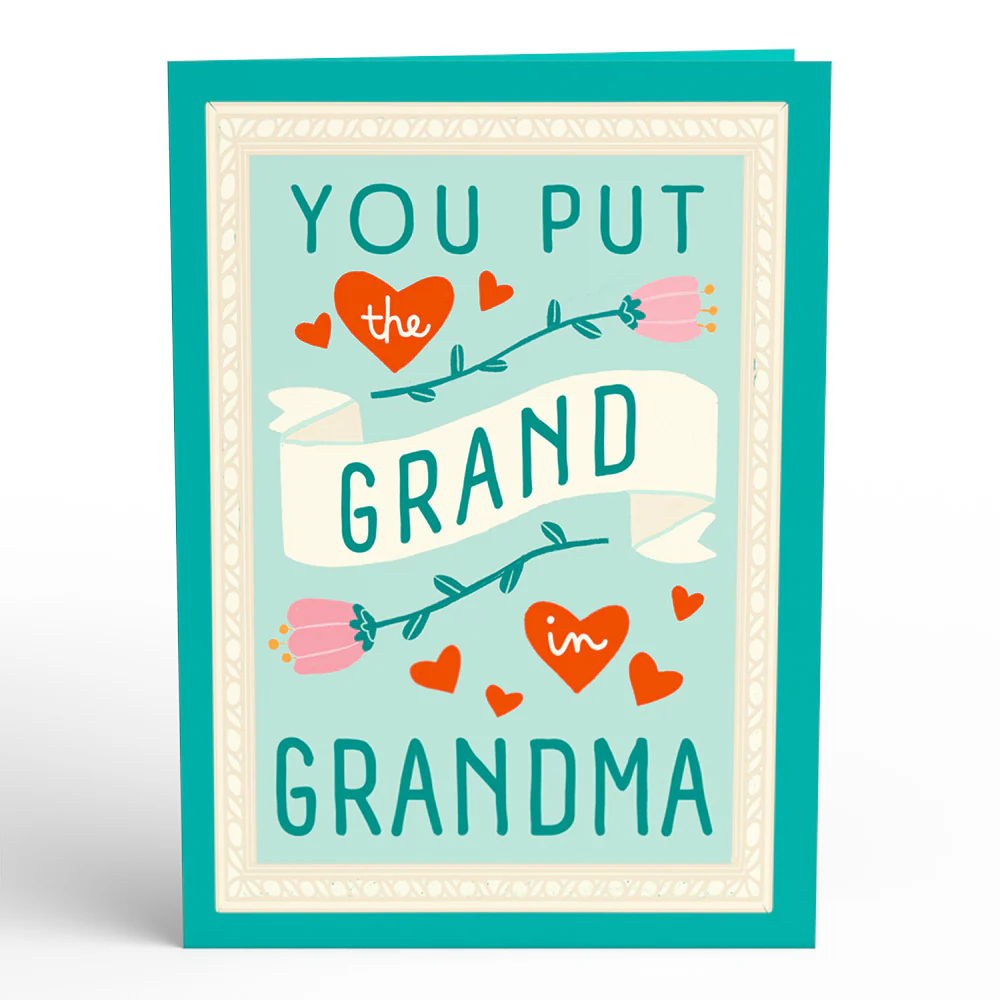 You Put the Grand in Grandma Mother’s Day Pop-Up Card - Image 6