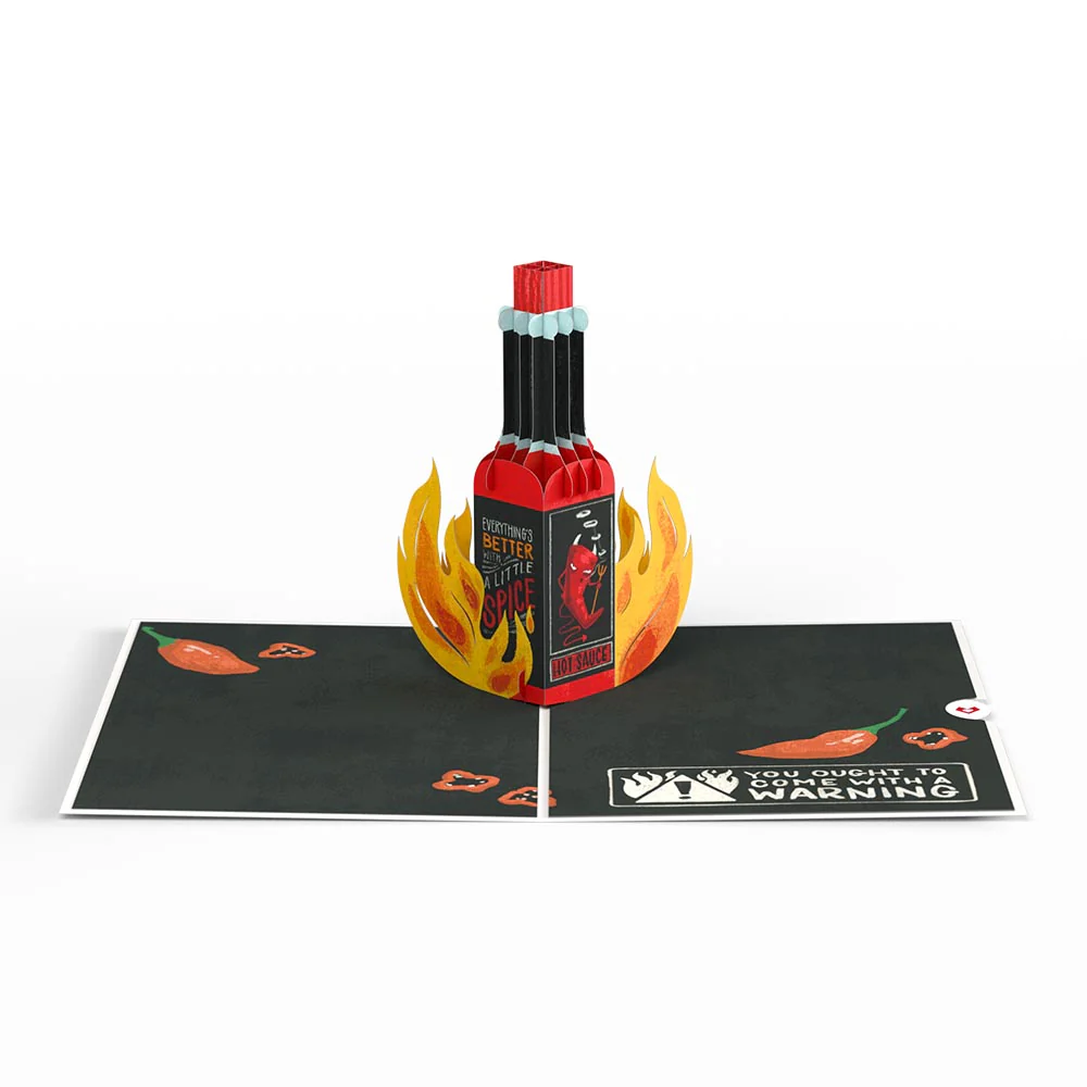 You’re So Hot - Hot Sauce Pop-Up Card - Image 3