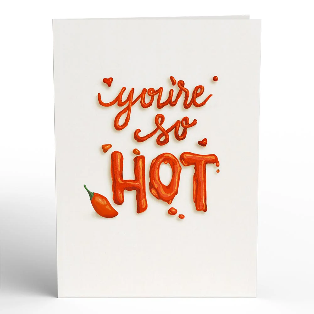 You’re So Hot - Hot Sauce Pop-Up Card - Image 4