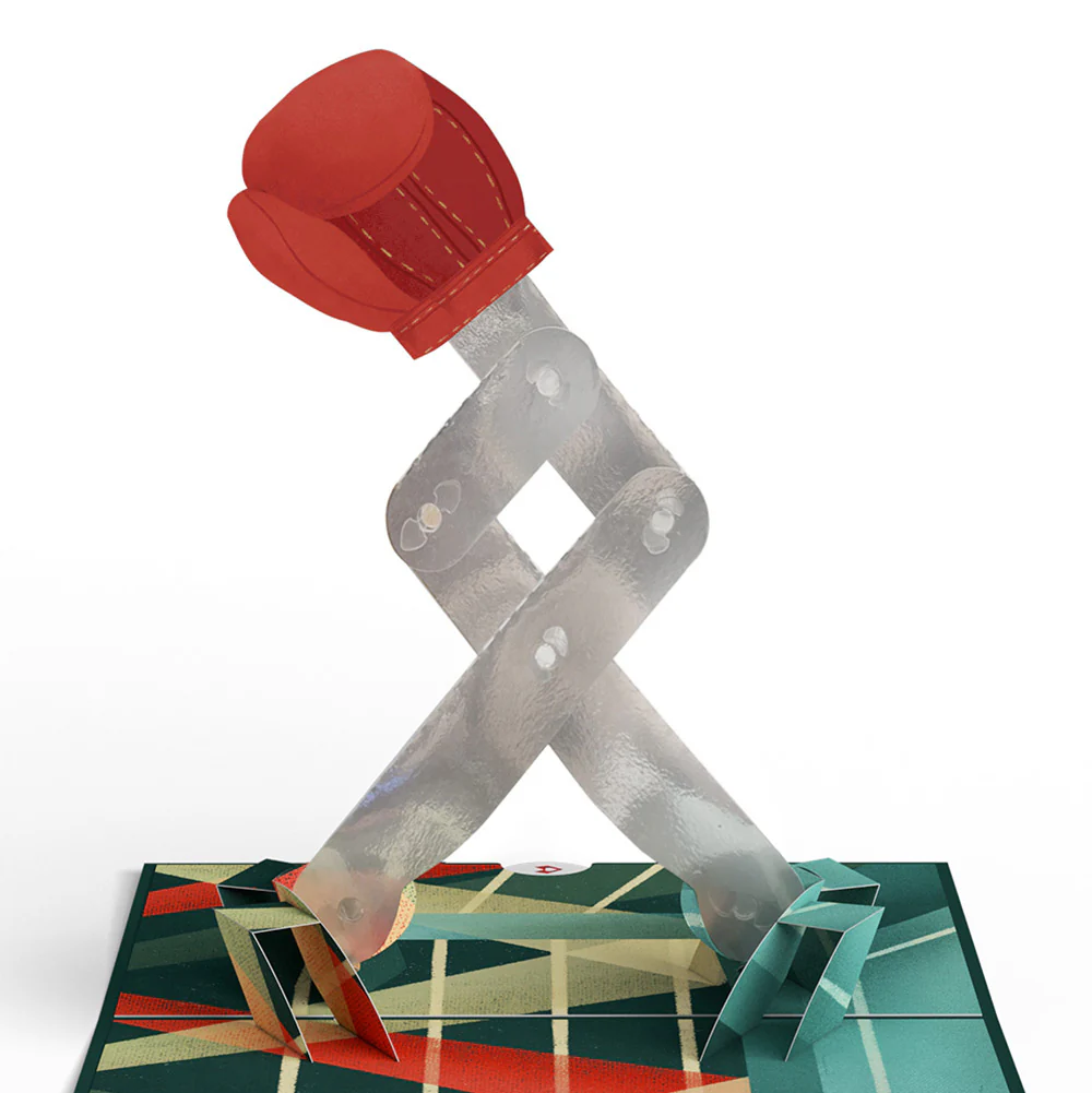 You're a Knock Out Valentine Pop-Up Card and Sentiment Set for Wife - Image 3