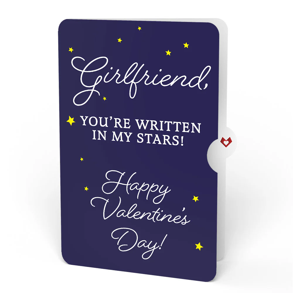 You're a Star Valentine Pop-Up Card and Sentiment Set for Girlfriend - Image 4