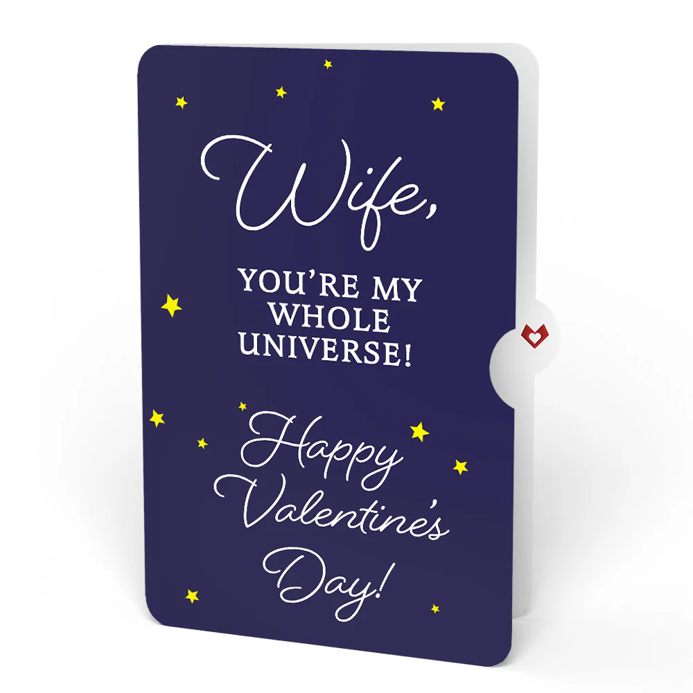 You're a Star Valentine Pop-Up Card and Sentiment Set for Wife - Image 4
