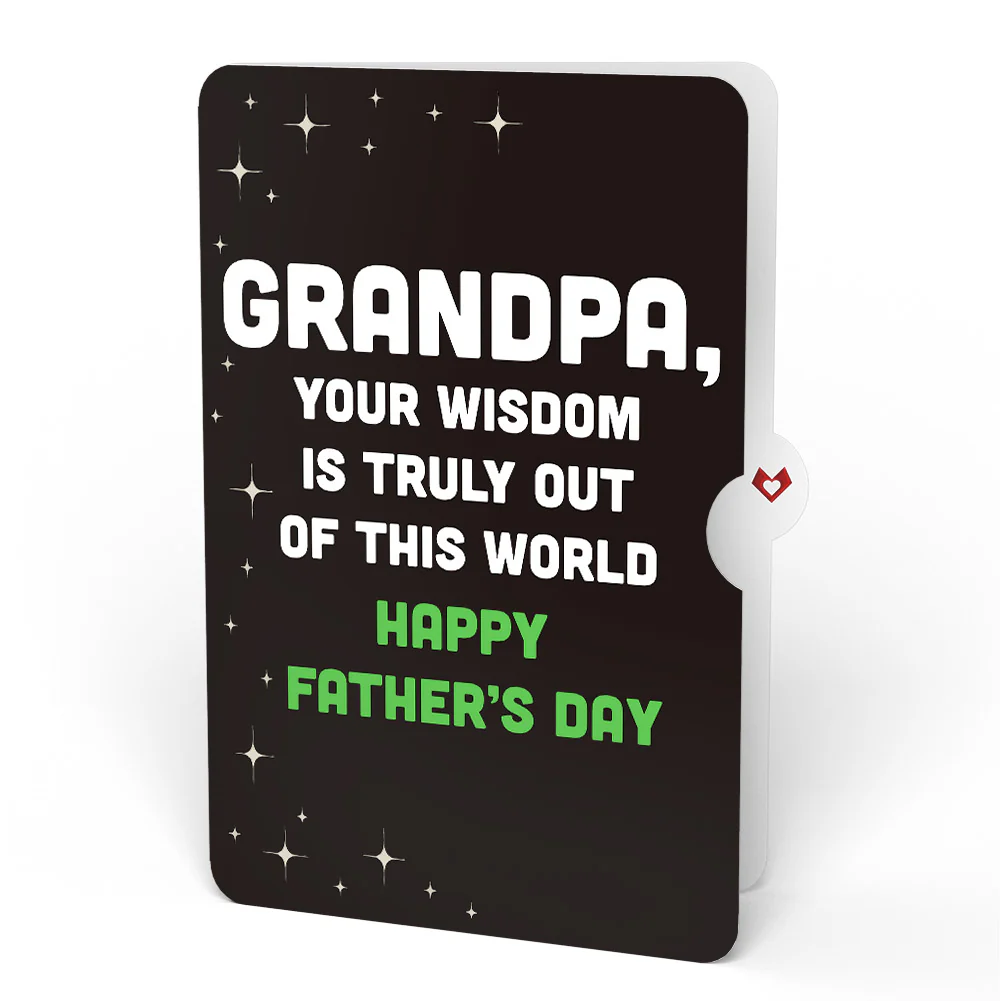 You've Abducted My Heart Father’s Day Light-Up Pop-Up Card and Sentiment Set for Grandfather - Image 4