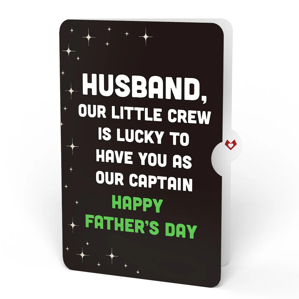 You've Abducted My Heart Father’s Day Light-Up Pop-Up Card and Sentiment Set for Husband - Image 4