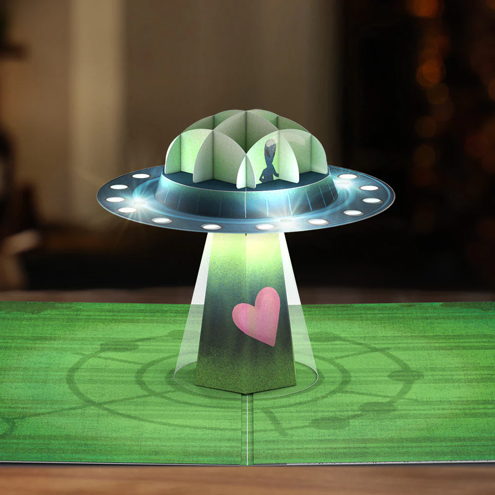 You've Abducted My Heart Light-Up Pop-Up Card - Image 2