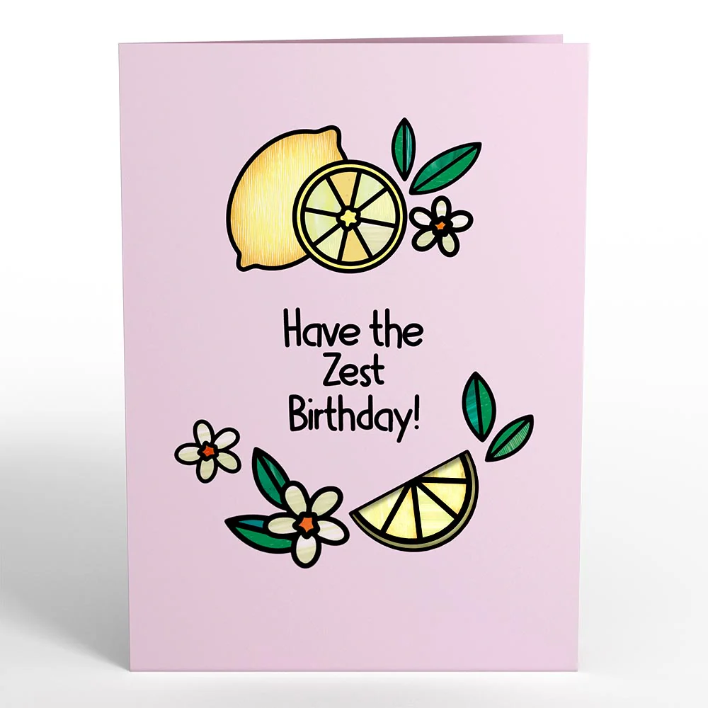 Zest Birthday Lemons Suncatcher Card - Image 5